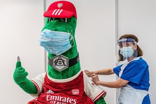 Thousands to get first Covid-19 jabs at mass vaccine clinic at Emirates Stadium